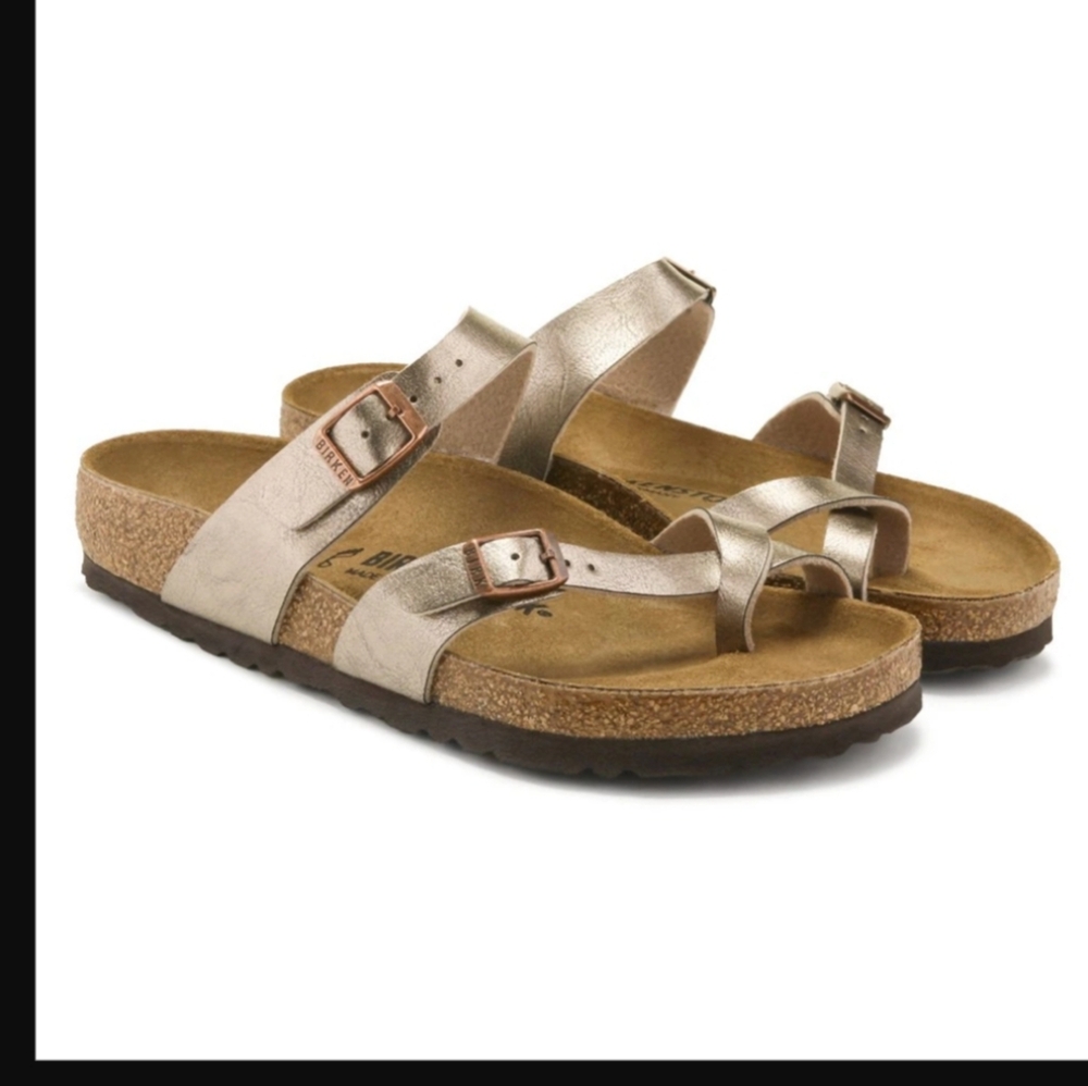 Birkenstock Mayari Graceful Taupe Sandals Size 7.5